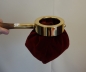 Preview: Klingelbeutel mit 1 Griff, weinrot