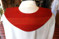 Preview: Lektorenkragen rot, Breite: ca 12 cm