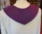 Preview: Lektorenkragen violett, Breite: 12 cm