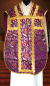 Preview: violette römische Casel, floral