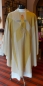 Preview: Messkleid, beige mit farbigem Kreuz