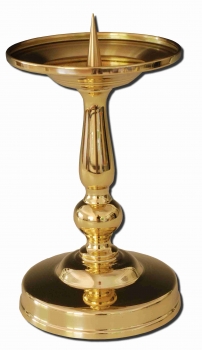 Messingleuchter, Höhe: 21 cm