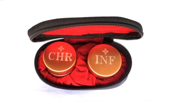 Set mit 2 Heilige Ölgefäßen