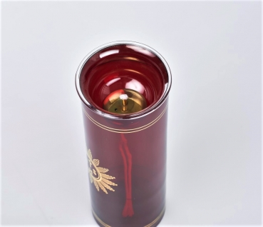 Ewig Licht Glas, für Ölbetrieb, Höhe: 20 cm