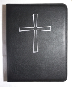 Verkündigungsmappe, Ringbuch, schwarz