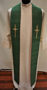 Preview: Priesterwendestola, rot/grün