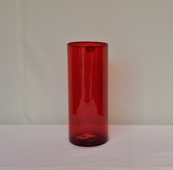 Ewig Licht Glas, rubinrot, gerade