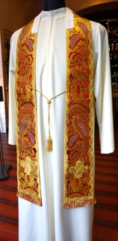 Rochettstola, Maiglöckchenbrokat, festlich