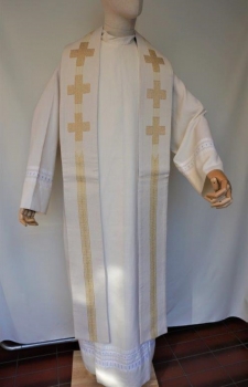 Priesterstola, 2 x 3 Kreuze