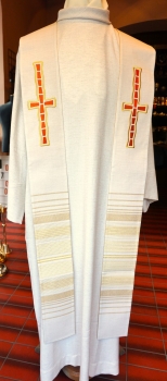 Priesterstola weiß