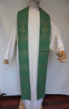 Priesterstola, feine Kreuze