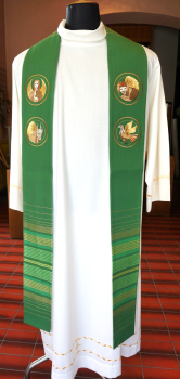 Priesterstola mit Symbol Evangelisten