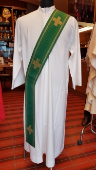 Diakonstola, eingewobene Kreuze