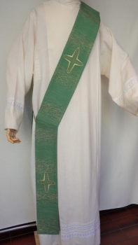 Diakonstola, eingewobene Kreuze