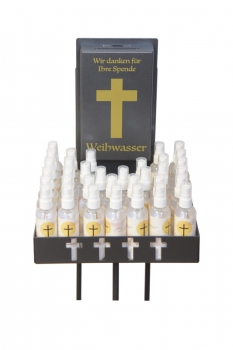 Ständer für Weihwasserfläschchen zum Mitnehmen, aus Österreich