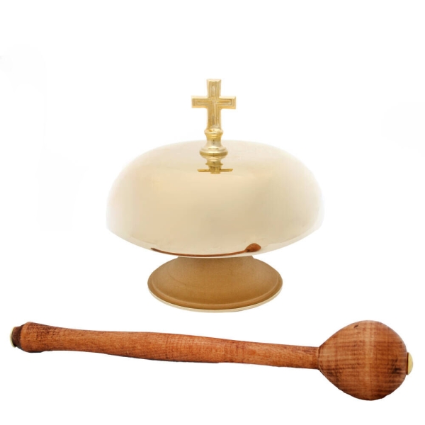 Einklang-Gong, Messing, poliert