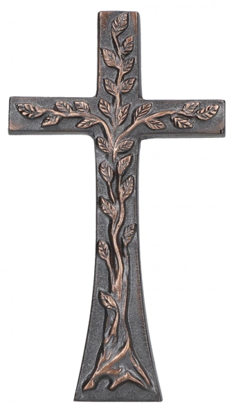 Stehkreuz, Lebensbaum, Höhe: 14,2 cm