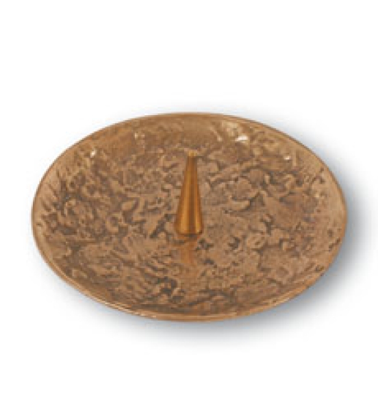 Kerzenteller aus Bronze