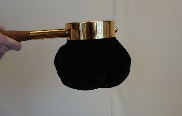 Klingelbeutel mit 1 Griff, schwarz