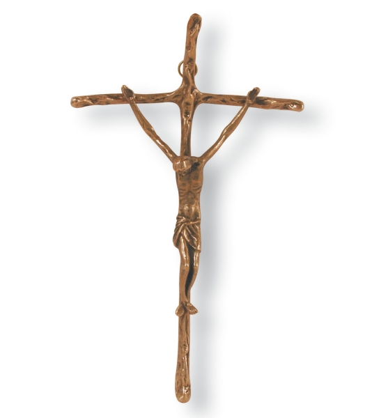 Papstkreuz, Bronze, Höhe: 27 cm
