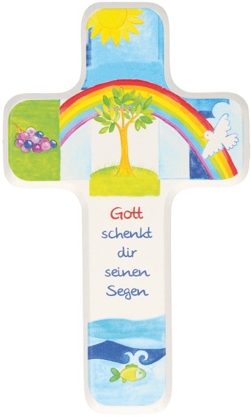 Kreuz, "Gott schenkt  dir seinen Segen"