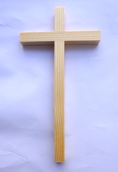 Wandkreuz, Holz, Höhe: 20 cm