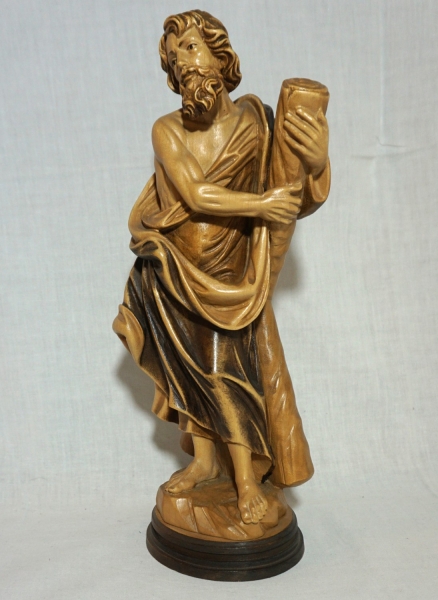 Holzfigur Hl. Andreas, Höhe: 32 cm