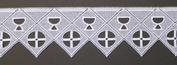 Spitze aus Baumwolle, 11 cm breit