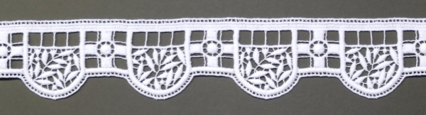 Spitze aus Baumwolle, 6 cm breit