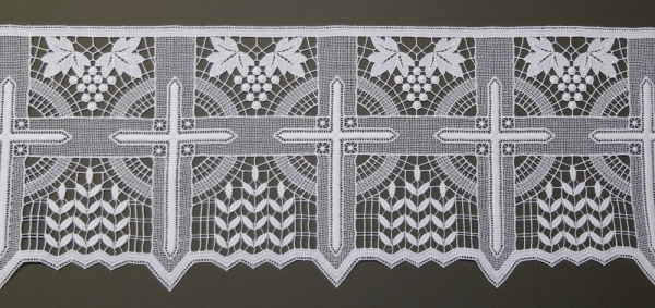 Spitze aus Baumwolle, 24 cm breit