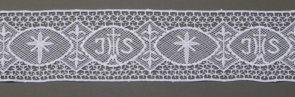 Spitze aus Baumwolle, 8 cm breit