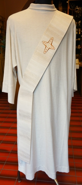 Diakonstola, eingewobenes Kreuz