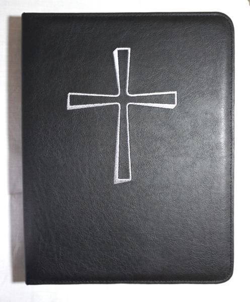 Verkündigungsmappe, Ringbuch, schwarz