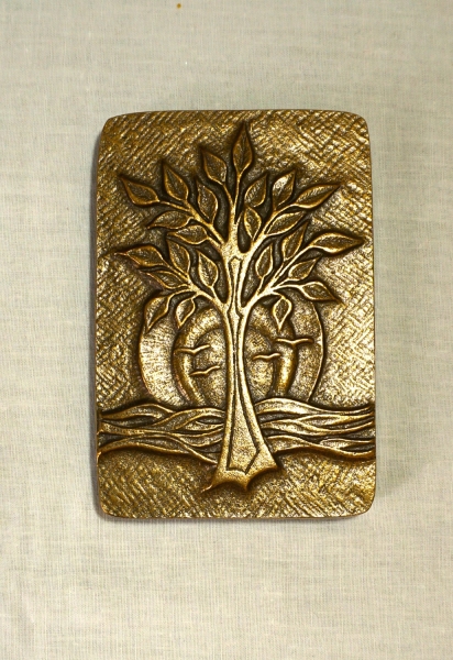 Plakette, Motiv: Lebensbaum, 8 x 12 cm