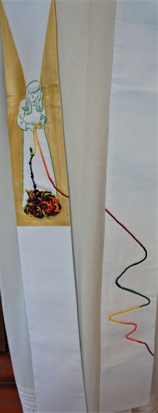 Marienstola, Knotenlöserin, Unikat