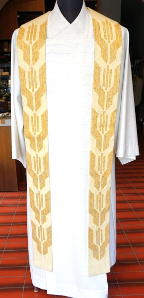 feierliche weiß/gelbe Stola, Symbol: das Gebet