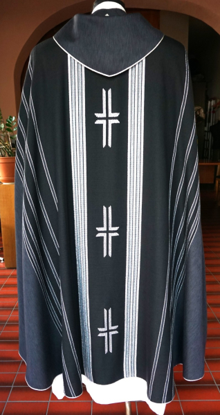Chormantel schwarz
