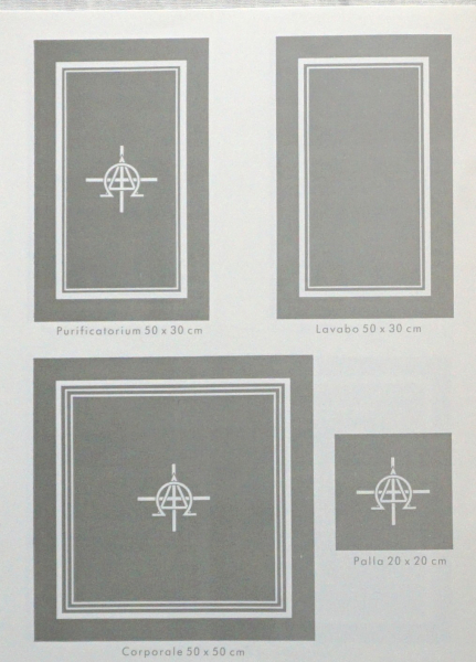Kelchwäsche, Motiv: "Alpha u. Omega"