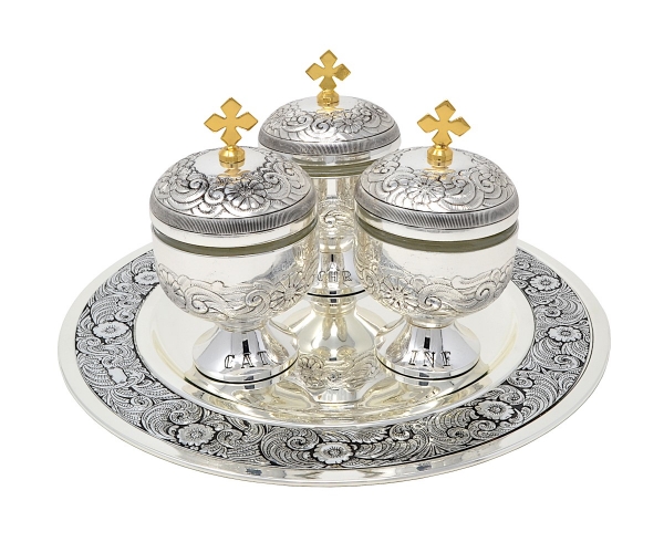 Heilige Ölgefäße Set