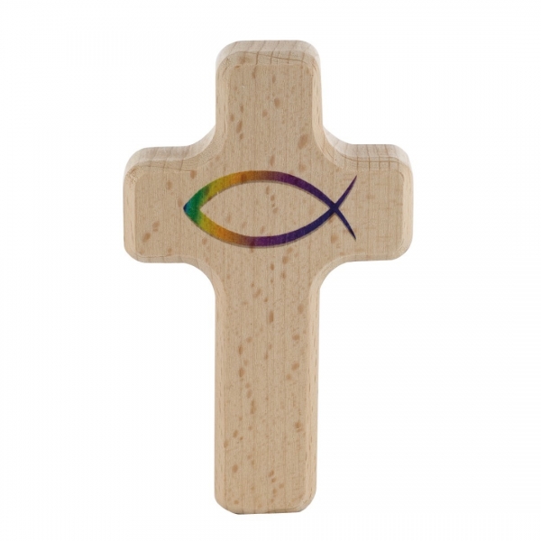 Wandkreuz, Motiv: Fisch