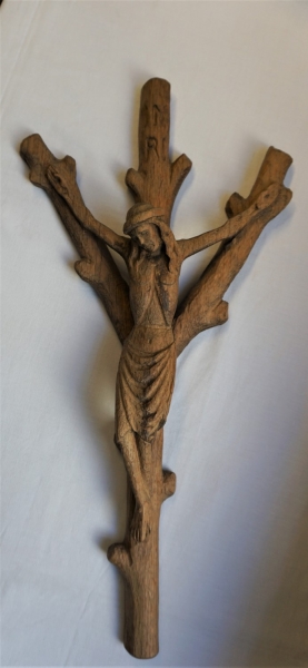 Wandkreuz, Holz, Höhe: 50 cm
