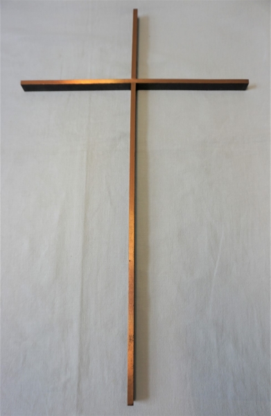 Wandkreuz, Kupfer, Höhe: 40 cm