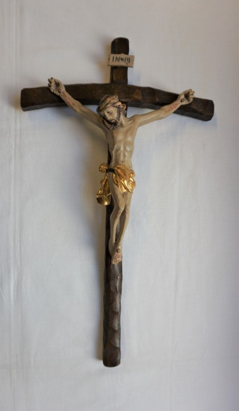 Wandkreuz, Holz, Höhe: 45 cm