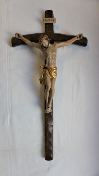 Wandkreuz, Holz, Höhe: 53,1 cm