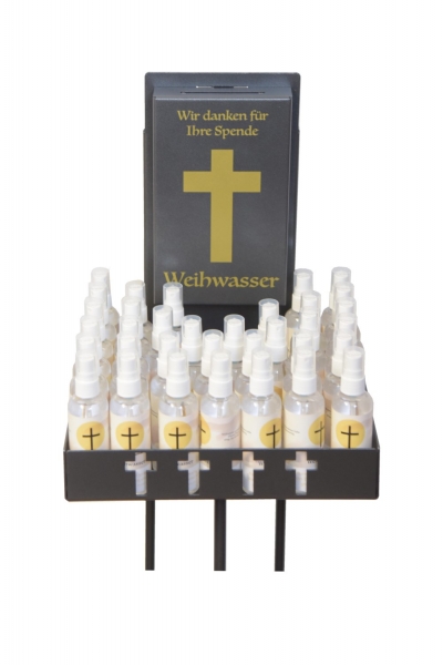 Ständer für Weihwasserfläschchen zum Mitnehmen, aus Österreich