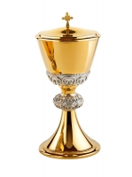 Ciborium, für ca 150 Laienhostien, Höhe: 23 cm